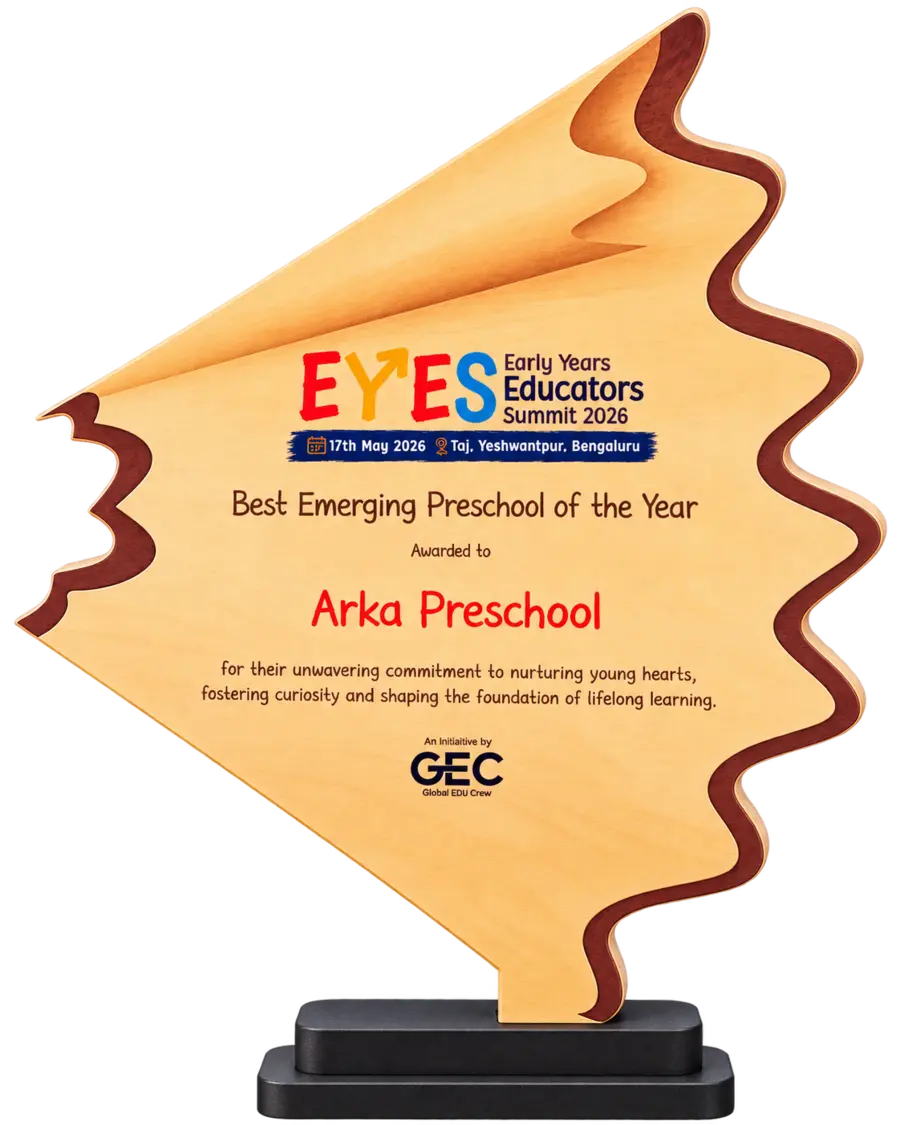 EYES 2026 Best Emerging Preschool of the Year trophy